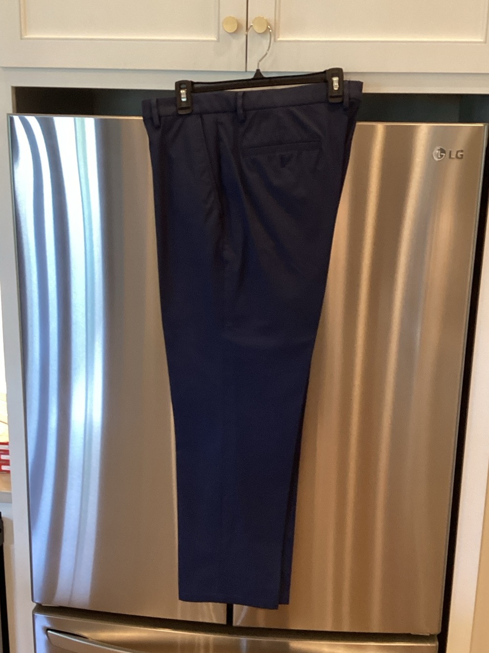 Men's Dress Pants in Navy Blue - Classic Tailored Fit